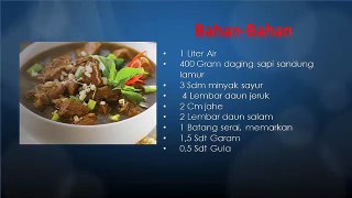 Indonesia Recipes  Rawon