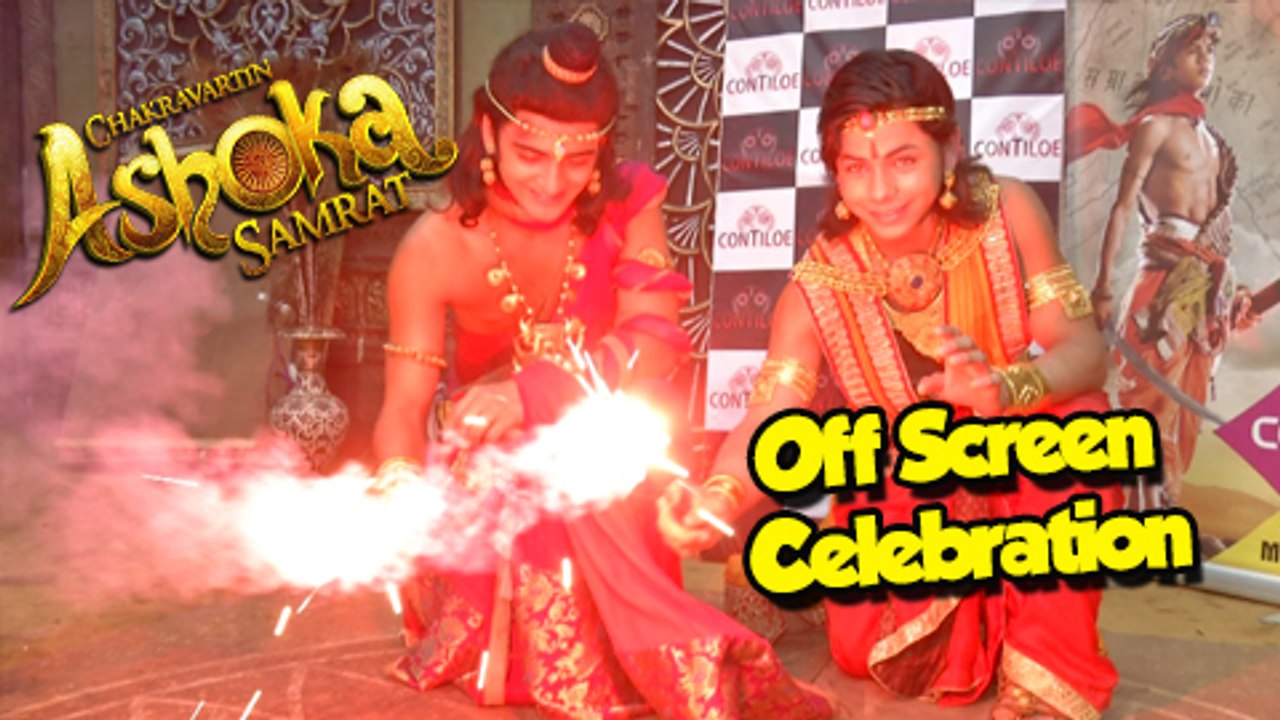 (Video) Diwali Celebrations With Ashoka Aka Sidharth Nigam | Chakravartin Ashoka Samrat | Colors