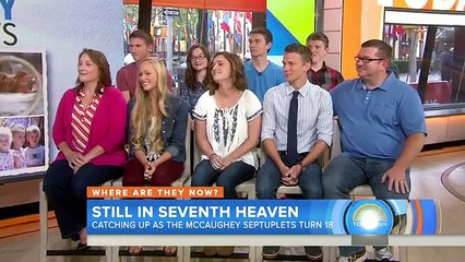 Les premiers septuplés vivants au monde, découvrez-les 18 ans après