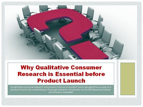 Why Qualitative Consumer Research is Essential before Product Launch