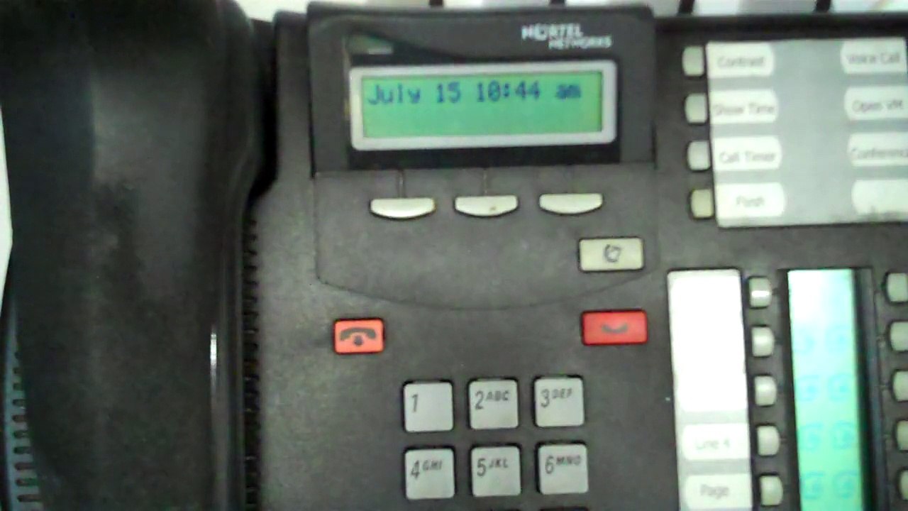 Nortel Networks mailbox locked video Dailymotion