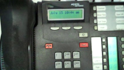Nortel Networks mailbox locked