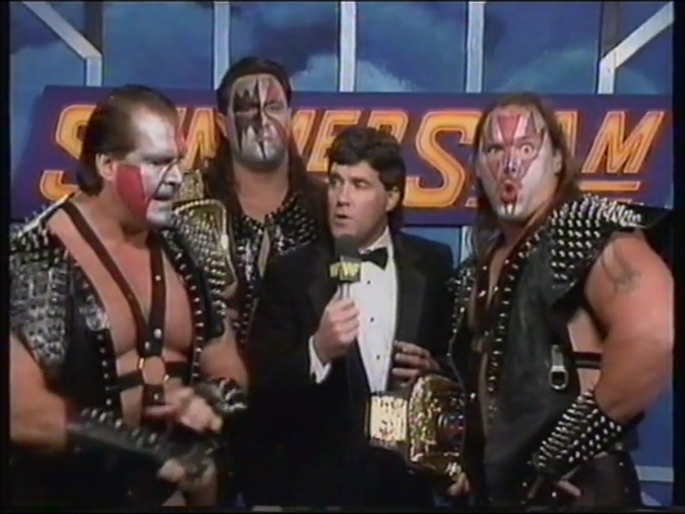 The Hart Foundation vs. Demolition - SummerSlam 1990 (German)