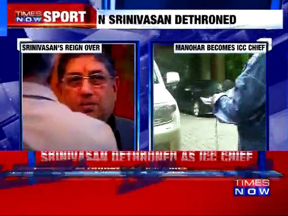 N Srinivasan dethroned as ICC Chief