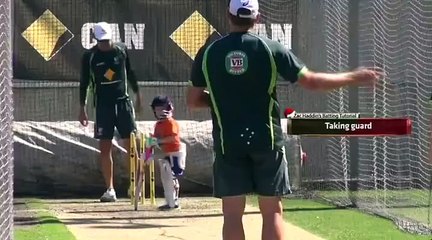 Batting of son of Brad Haddin!!