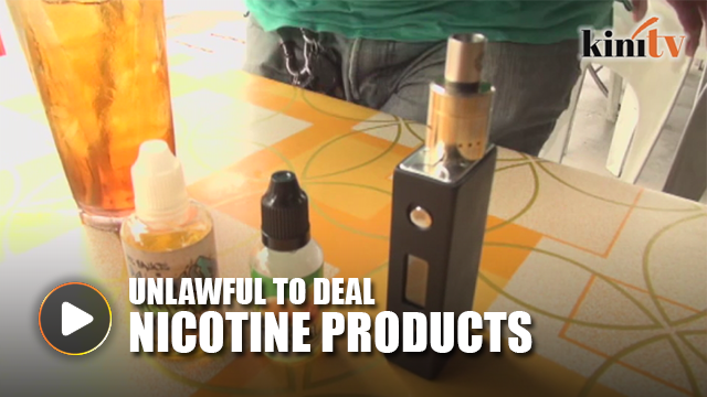 “Only licensed parties can deal nicotine products”