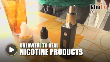 "Only licensed parties can deal nicotine products"