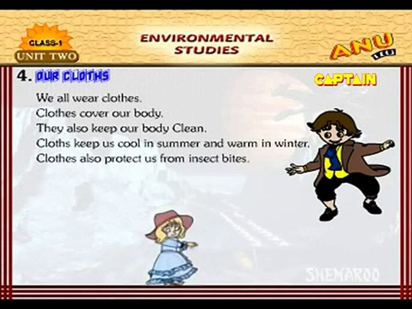 Kids Educational Videos - Our Clothes