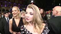 Jennifer Lawrence embrasse Natalie Dormer sur la bouche