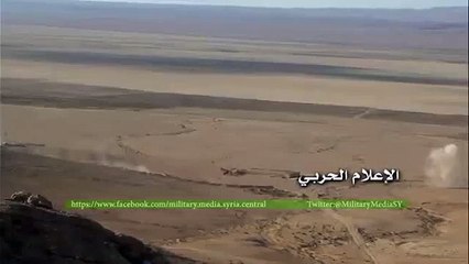 Russian Mi-24 in action against ISIS in Palmyra Syria
