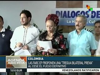 FARC-EP proponen tregua bilateral previa para paz en Colombia