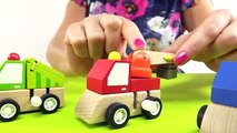 Kid's Toy Cars Collection & Railway Train, Fire Truck & Cement Mixer Moley Demo (Children Videos)