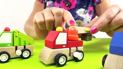 Kid's Toy Cars Collection & Railway Train, Fire Truck & Cement Mixer Moley Demo (Children Videos)