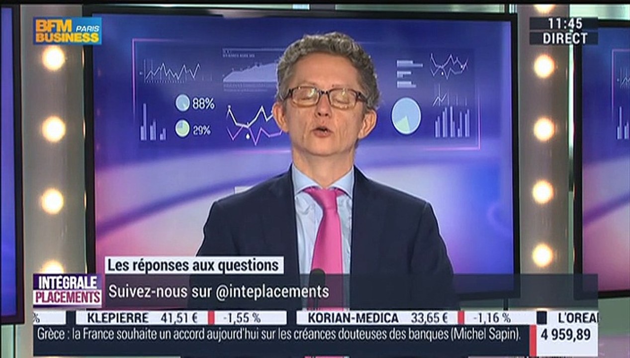Le débrief d'Intégrale Placements: Laurence Delain et Christian Fontaine - 09/11