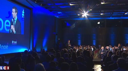 Comment les télés évoquent la présentation de «Noé» par Macron