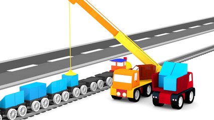 Çizgi Film - Dört araba ile piramit öğrenelim