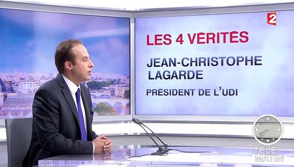 Les 4 Vérités - Jean-Christophe Lagarde : Cambadélis aide le FN à gagner les régionales