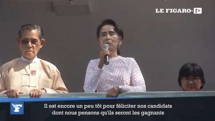 Birmanie : le parti d'Aung San Suu Kyi pense avoir gagné les élections