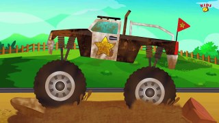 Monster Truck Car Wash | Baby Video | Videos For Kids | Childrens Videos
