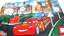 Play Doh Disney Pixar Cars 2 Grand Prix Race Mats