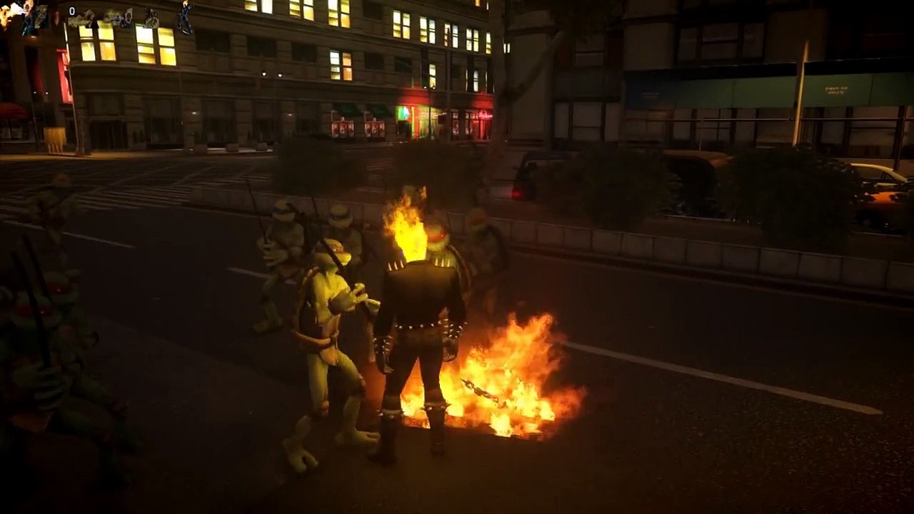 TEENAGE MUTANT NINJA TURTLE ARMY VS GHOST RIDER EPIC BATTLE