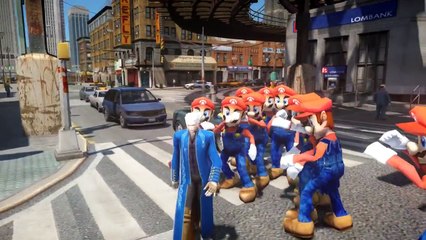 VERGIL VS MARIO ARMY EPIC BATTLE (GTA IV)