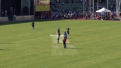 Umar Akmal Clean Bowled by Isma Ahmed ( Norway Mela Festival ) 2015 -npmakes