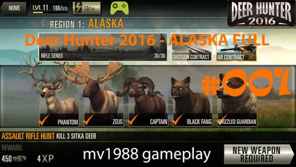Deer Hunter 2016 - Region 1 Alaska Gameplay Walkthrough HD (part #001)