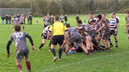 Nigel Owens arbitre Gowerton vs Crymych au Pays de Galles