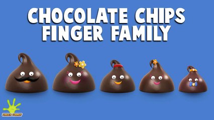 The Finger Family Chocolate Chips Family Nursery Rhyme | Chocolate Chips Finger Family Son