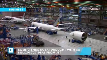 Boeing Ends Dubai Drought With $8 Billion 737 Deal From Jet