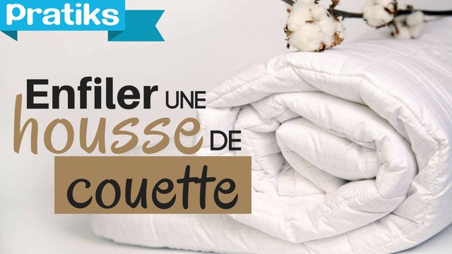 Enfiler sa housse de couette facilement façon burrito - Gaël gagne du temps