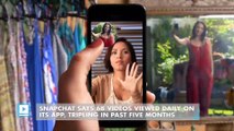 Snapchat says 6B videos viewed daily on its app, tripling in past five months