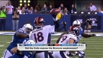 Did the Colts expose the Broncos weaknesses?