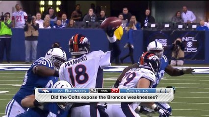 Did the Colts expose the Broncos weaknesses?