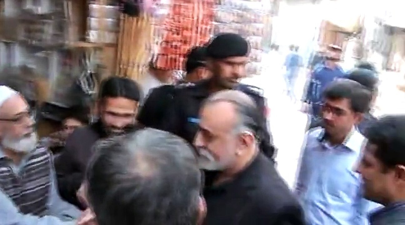 IG KP Nasir Durrani Visits in various markets of Peshawar