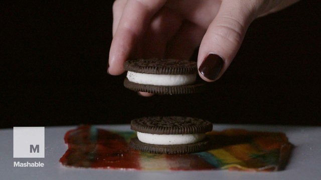 Sugar overload: I eat Oreos wrapped in Fruit Roll-Ups