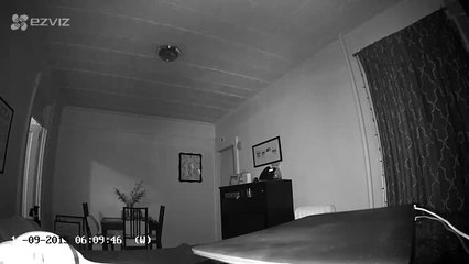 Ezviz security camera night vision sample footage