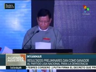 Myanmar: partido de oposición logra arollador triunfo electoral