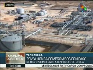 PDVSA paga 4 mil mdd en bonos a tenedores de deuda