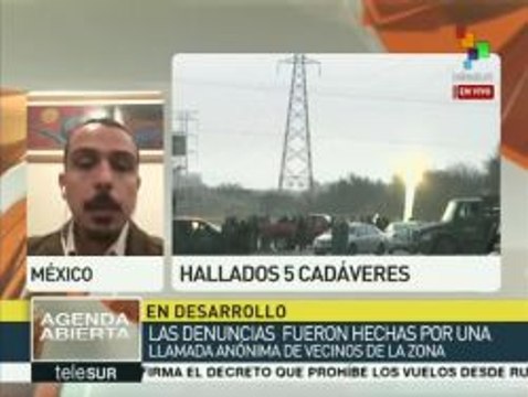 México: sin identificar, 5 cadáveres hallados en la frontera