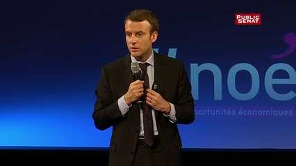 Emmanuel Macron : "il y a des femmes et des hommes qui ne veulent plus le salariat"