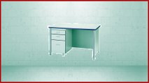 72 Inch Teachers' Desk W/2 Pedestals - Green - School & Play Furniture