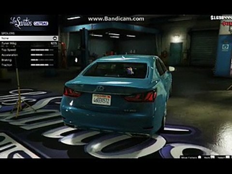 Gta 5 Lexus GS350 F Sport Series tuning gameplay