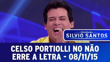 Celso Portiolli participa do Não Erre a Letra