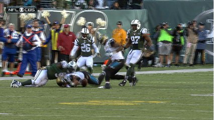Jets Calvin Pace forces Jaguars Blake Bortles fumble, recovers it