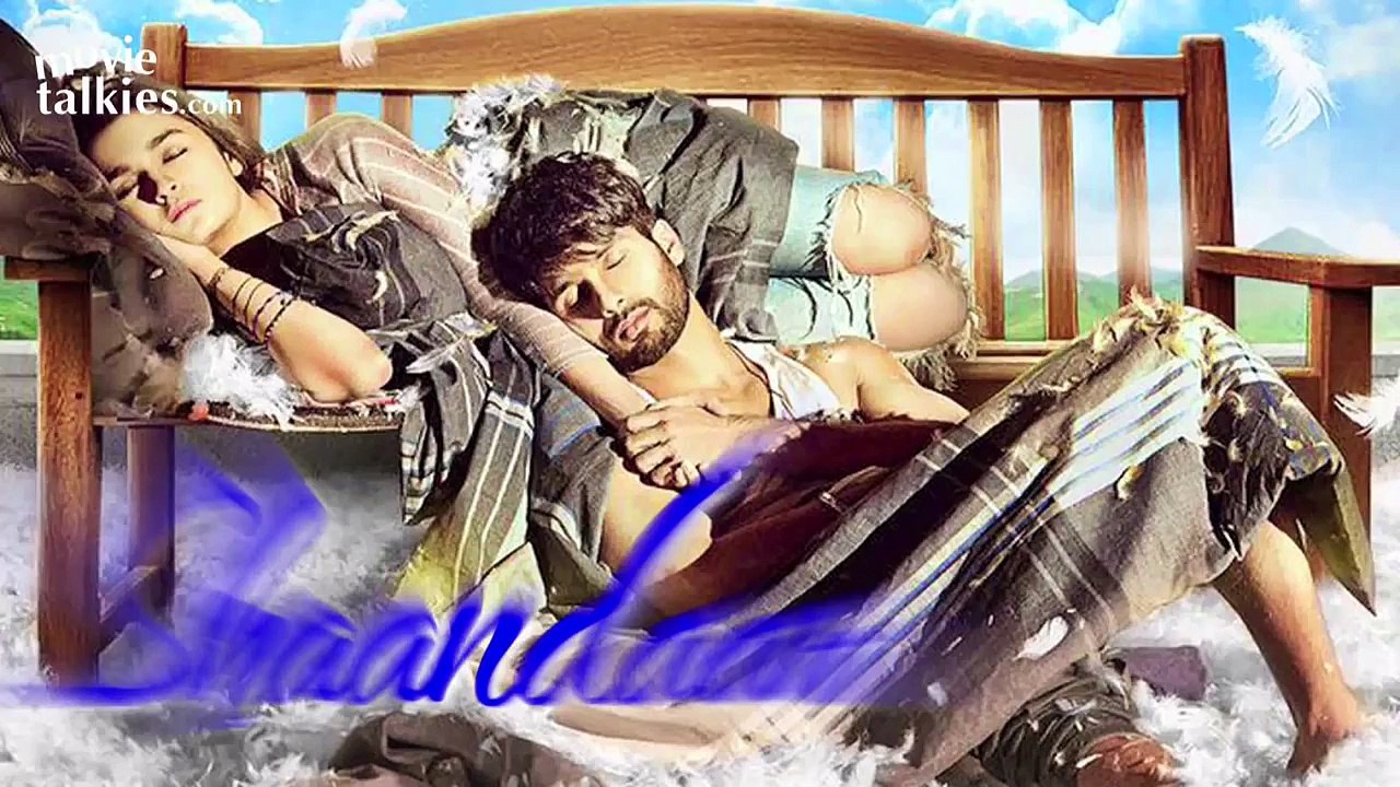 Alia Bhatt Shahid Kapoor Hot Kissing Scene In Shaandaar Movie