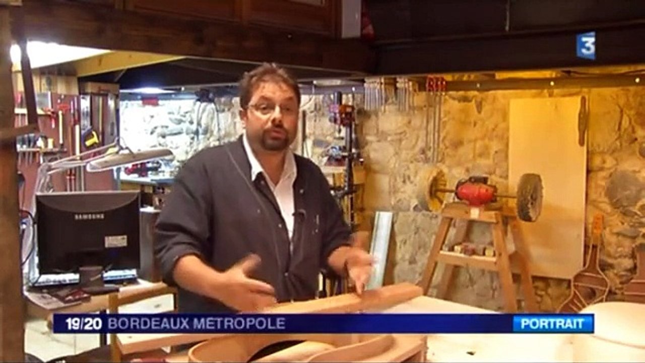 JRGuillaumie - France3 BORDEAUX Luthier guitare