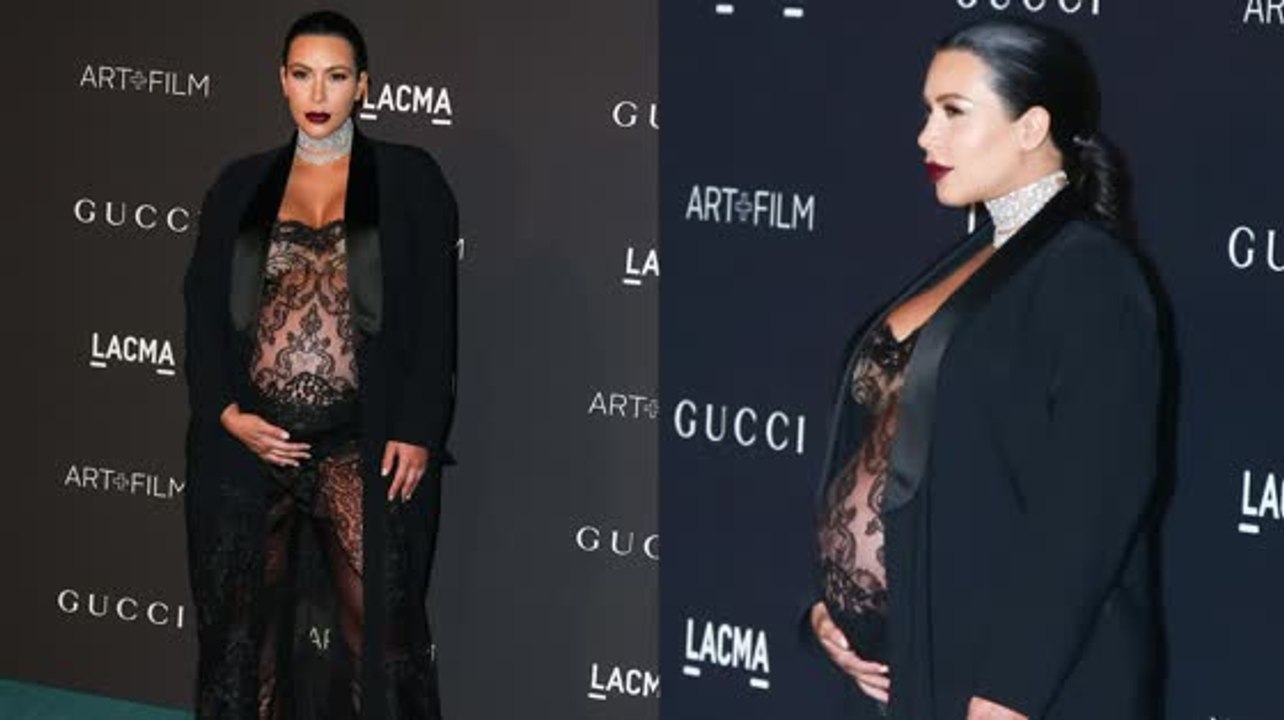 Kim Kardashian zeigt ihren Babybauch bei der LA Art + Film Gala