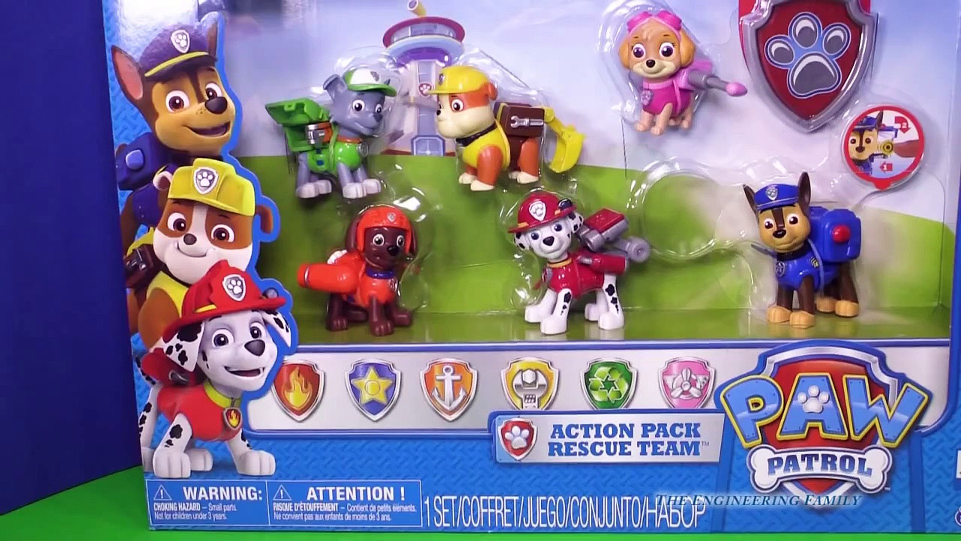 paw patrol action pack rescue team